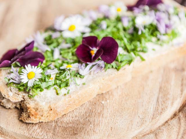 frisches Brot Kräuter Grünegg Alm