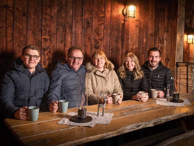 Familie Rainer im Winter