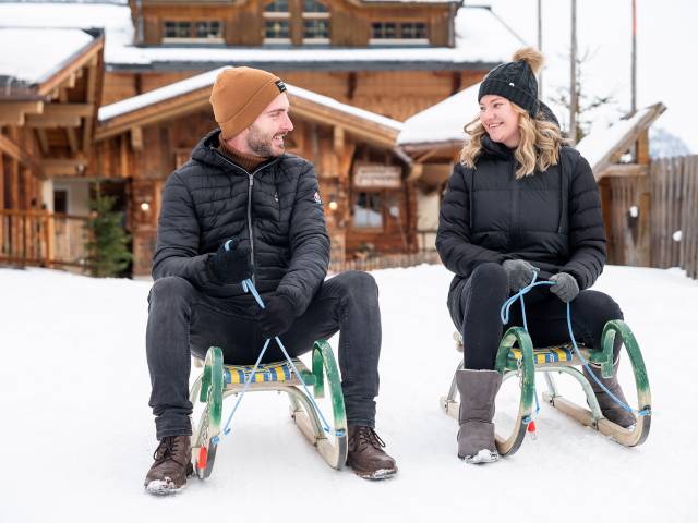 Winter toboggan run - Grünegg Alm und Hochkönig Edelbrennerei