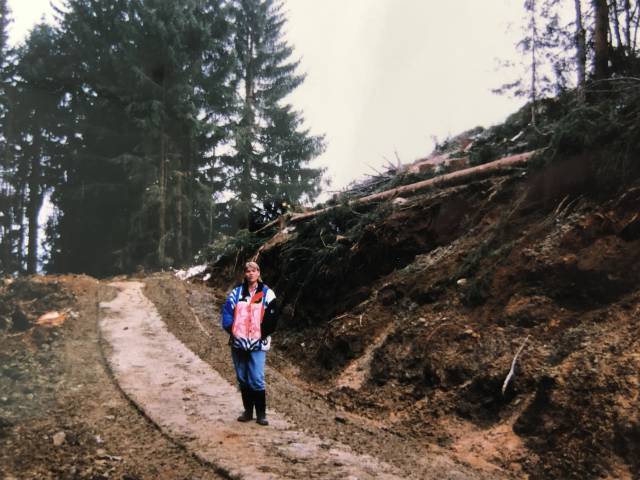 Wegbau zur Grünegg Alm