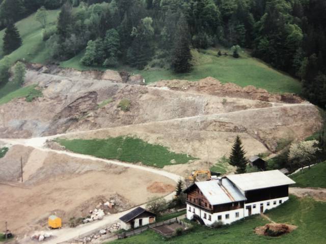 Grünegg Alm Straßenbau