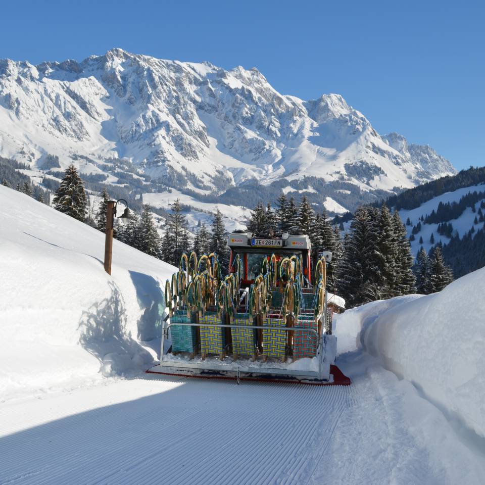 In winter there’s also: - Grünegg Alm und Hochkönig Edelbrennerei